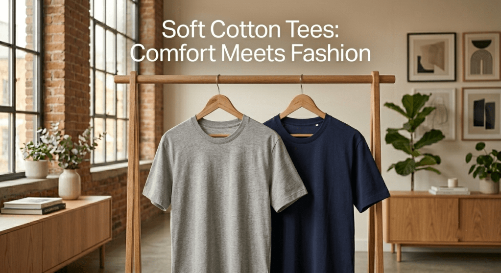 Soft Cotton Tees: Comfort Meets&nbsp;Fashion